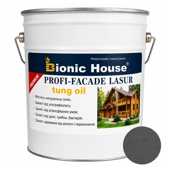 Фарба для дерева PROFI-FACADE LASUR tung oil 10 л Арт грей