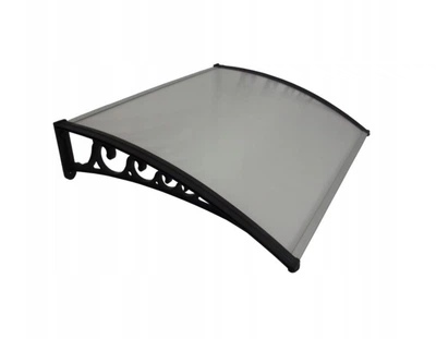 Навес козырек для двери, балкона из поликарбоната Metal-gum NowK100x150 150 х 100 см Бесцветный