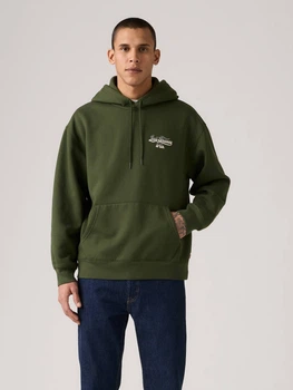 Худи утепленное мужское Levi`s 489782083 L Зеленое (1159864619)