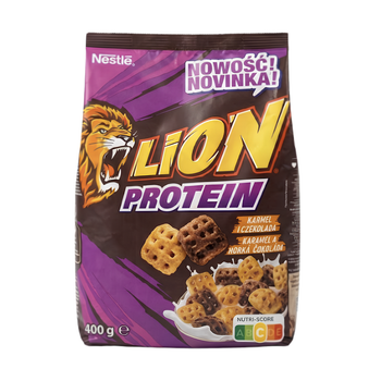 Сухой завтрак Lion Protein с карамелью и темным шоколадом 400 г