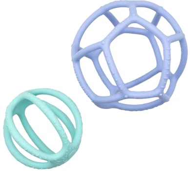 Набір прорізувачів Jellystone Сенсорні м'ячики Blue and Mint 2 в 1 00426 (9343900004268)
