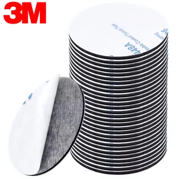 Скотч двусторонний 3M 9448A диаметром 30 мм толщина 1 мм Black