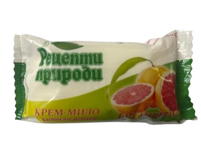 Крем-мыло туалетное косметическое Рецепты природы Грейпфрут 100 г