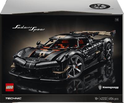 Конструктор LEGO Technic Мегакар Koenigsegg Sadair's Spear 4104 деталі (42232)