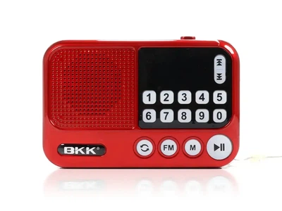 Карманный мини радиоприемник USB/MP3, BKK S99, ФМ радио с аккумулятором, Портативное радио цифровое, FM радиоприемник