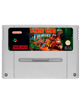 Игра Nintendo SNES Donkey Kong Country Europe Английская Версия Только Картридж Б/У