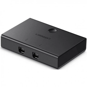 Спліттер Ugreen KVM switch 1x USB 2.0 - 2x USB Type B Black (30345)