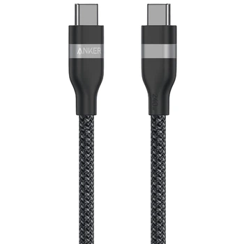Кабель Anker Upcycled-Braided USB-C - USB-C (M/M), 240W, 0.9 м, Black (A82E2H11)