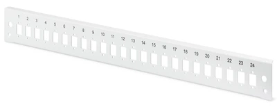 Фронтальна панель DIGITUS патч-панелі 24x LC Duplex, SC Simplex, E2000 Simplex 1U, quick lock