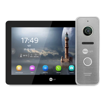 Комплект відеодомофону Neolight MEZZO Hybrid HD KIT B/SilverP