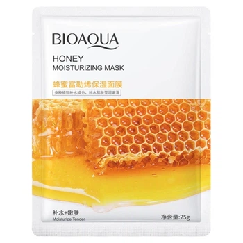 Тканинна маска для обличчя Bioaqua з екстрактом меду 30 г