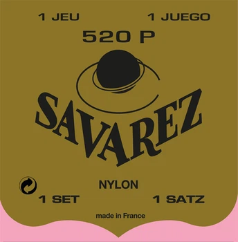 Струны для классических гитар Savarez Traditional 520P (nylon wound B2, G3) Normal Tension (R118725)