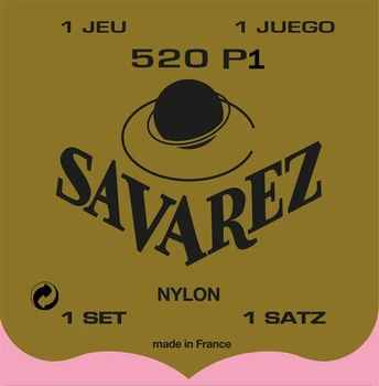Струны для классических гитар Savarez Traditional 520P1 (nylon wound E1, B2, G3) Normal Tension (R118726)