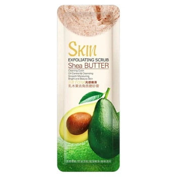 Скраб для тела с экстрактом авокадо Fenyi Skin Exfoliating Scrub Shea Butter, 3 мл