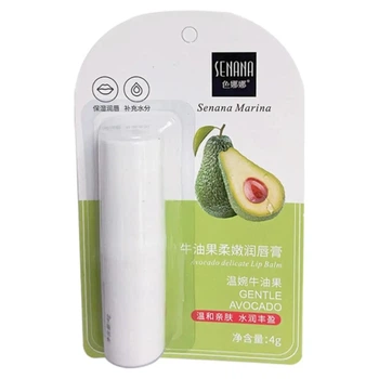 Поживний бальзам для губ з екстрактом авокадо Senana Gentle Avocado, 4 мл