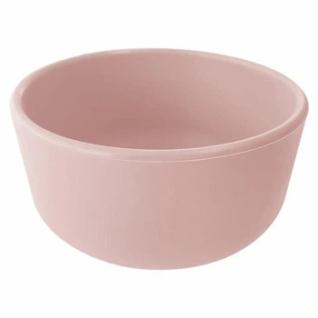Тарелка глубокая Minikoioi Bowl 400 мл 12 см силиконовая розовый (101080102)