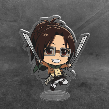 Акриловая коллекционная фигурка Чиби Chibi Атака титанов Ханджи Зое 10 см