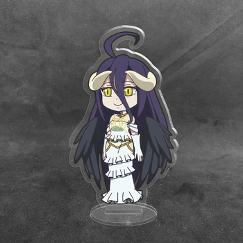Акриловая коллекционная фигурка Chibi Аниме Повелитель Overlord Albedo, Альбедо 2 10 cм