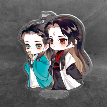 Акриловая коллекционная фигурка Chibi Аниме: Система „Спаси-себя-сам“ для главного злодея 10 cм