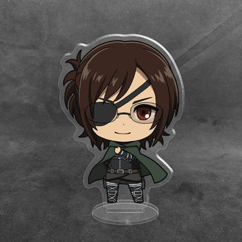 Акрилова колекційна фігурка Чібі Chibi Атака титанів Ханджи Зое (1) 10 см