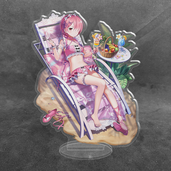 Акриловая коллекционная фигурка Аниме: Re:Zero. Жизнь с нуля в альтернативном мире - Рам 15 см