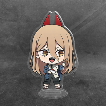 Акриловая коллекционная фигурка Chibi Аниме: Человек бензопила Пауэр 10 см