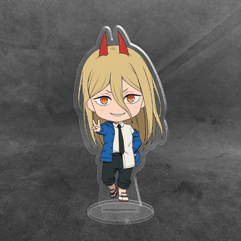 Акриловая коллекционная фигурка Chibi Аниме: Человек бензопила Пауэр 1 10 см