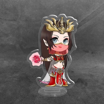 Акриловая коллекционная фигурка Chibi Аниме: Расколотая битвой синева небес Цай Линь / Cai Lin 10 cм
