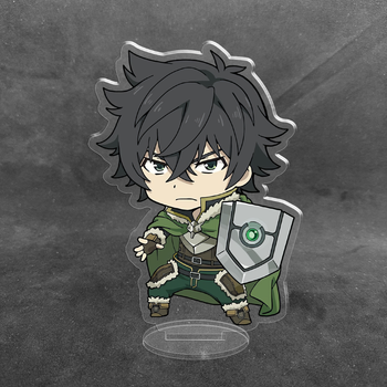 Акриловая коллекционная фигурка Чиби Chibi Восхождение Героя Щита - Наофуми Иватани 10 см