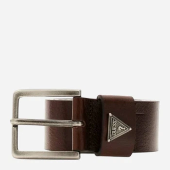 Ремень мужской из натуральной кожи Guess Not Adj & Not Rev H40 BM7888-P6240-BRO L (105 см) Brown (7621235834999)