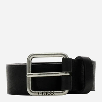 Ремінь чоловічий з натуральної шкіри Guess Not Adj & Not Rev H35 BM7879-P6235-BLA L (105 см) Black (7621235833992)