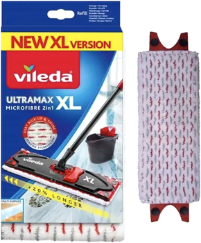 Сменные насадки на швабру микрофибра для пола 42х14 см Vileda МС0186