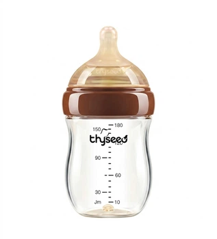 Бутылочка для кормления Thyseed Shixi антиколиковая PPSU 240 мл Brown