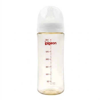 Бутылочка Pigeon Natural Feel Anti-Colic с широким горлом 330 мл размер L PPSU (AA193)