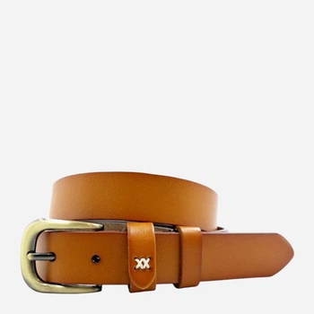 Ремень женский из натуральной кожи Weatro zhin-kit-28k-0111 110 см Рыжий (3090429757)