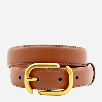 Ремень женский из натуральной кожи Weatro zhin-kit-23k-0094 105 см Рыжий (3090413929)