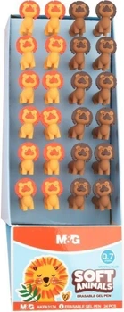 Набір стираючих ручок M&G Soft Animals 0.7 мм 24 шт (6927036722567)