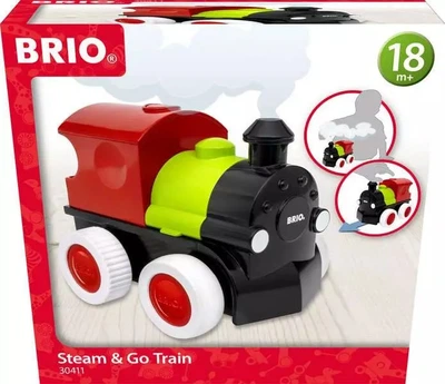 Локомотив Brio Steam & Go Train (7312350304114)
