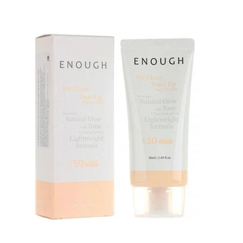 Тонирующий солнцезащитный крем для лица Enough UV Clear SPF50 PA+++, 50 мл