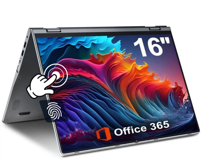 Сенсорний ноутбук 16" Jumper J1 / Intel Celeron N5095 / RAM 16GB SSD 512GB + eMMC 128GB / Windows 11