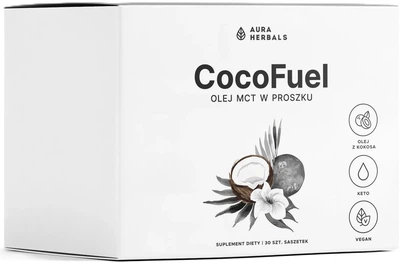 Olej MCT Aura Herbals CocoFuel 30 saszetek (5902479614847)