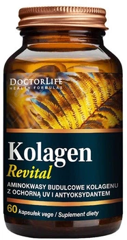 Комплекс амінокислот для синтезу колагену Doctor Life Kolagen Revital 60 капсул (5903317644606)