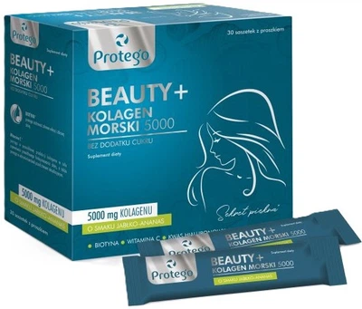 Колаген Salvum Lab Protego Beauty+ Marine Collagen 5000 30 саше Apple-Pineapple (5905108790547)