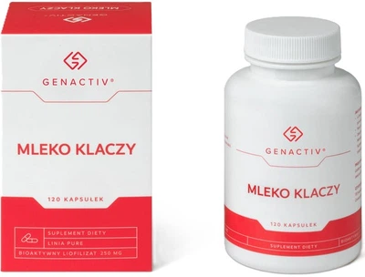 Mleko klaczy Genactiv Mleko klaczy liofilizowane 120 kapsułek (5907546536398)