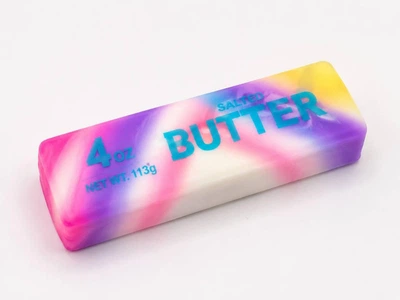 Антистрес-іграшка Squishy Butter Rainbow (Масло Райдужне) – м'який сквіш для дітей та дорослих