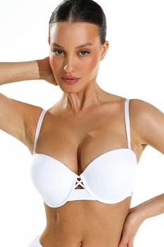 Бюстгальтер балконет push-up 9460 Balaloum белый 80C