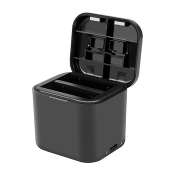 Зарядное устройство Puluz 2-slot + кейс для карт для Insta360 Ace (PU968B)