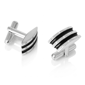 Срібні запонки «Silver Cufflinks Enamel»