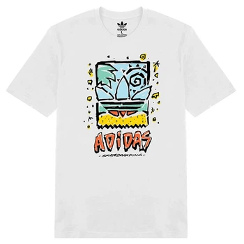 Мужская футболка Adidas, белый, L (ADF06)