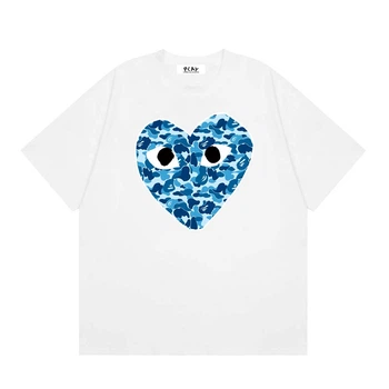 Мужская футболка Comme des Garçons, белый, XS (CDG034)